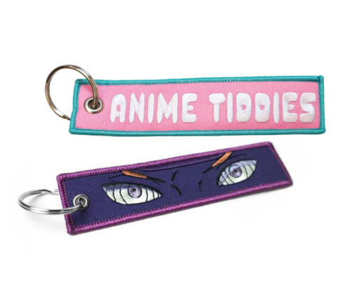 custom embroidery anime key tags