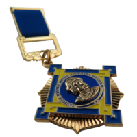 personalized metal military medallions with ribbon