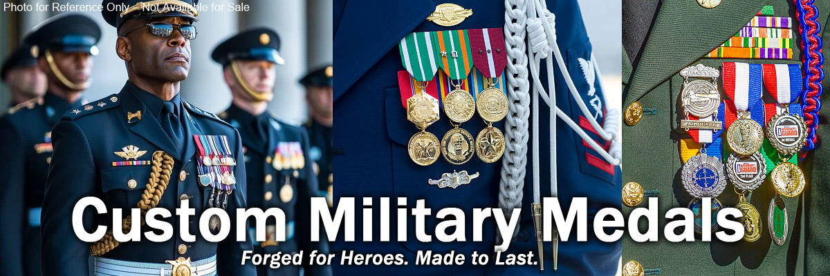 manufacturer custom army award military service medals