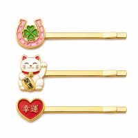 Wholesale Custom Enamel Bobby Hair Pins for Anime Merchandise and Retail