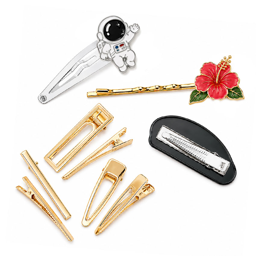 Wholesale hair clip accessories with custom logo