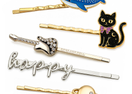 Custom Souvenir Hair Pins Enamel Bobby Pins for Gift Shop Merchandise