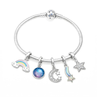 manufacturer custom charm multiplied charms bracelet