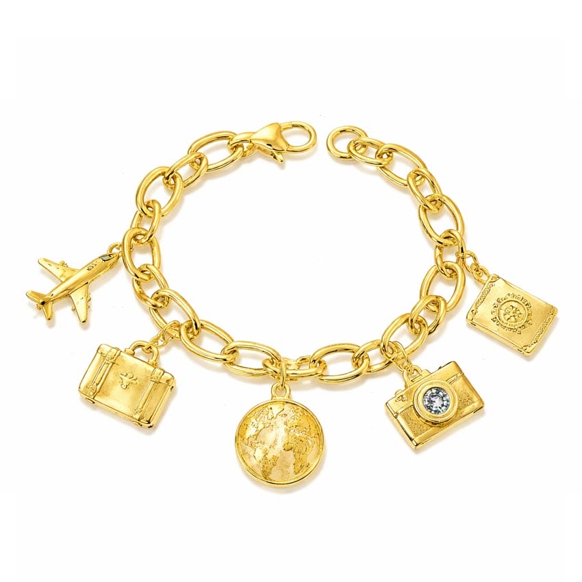 manufacturer custom cute travel charms bracelet manufacturer custom cute travel charms bracelet