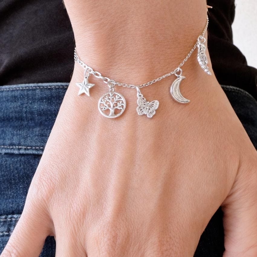 customized 925 silver charm bracelet customized 925 silver charm bracelet