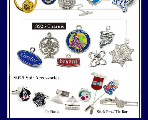 Custom Made Sterling Silver Souvenirs