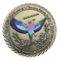 custom UV printed 3D challenge coin