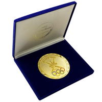 custom sports souvenir coin medallion with gift box