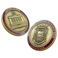 custom logo stamped military challenge coins