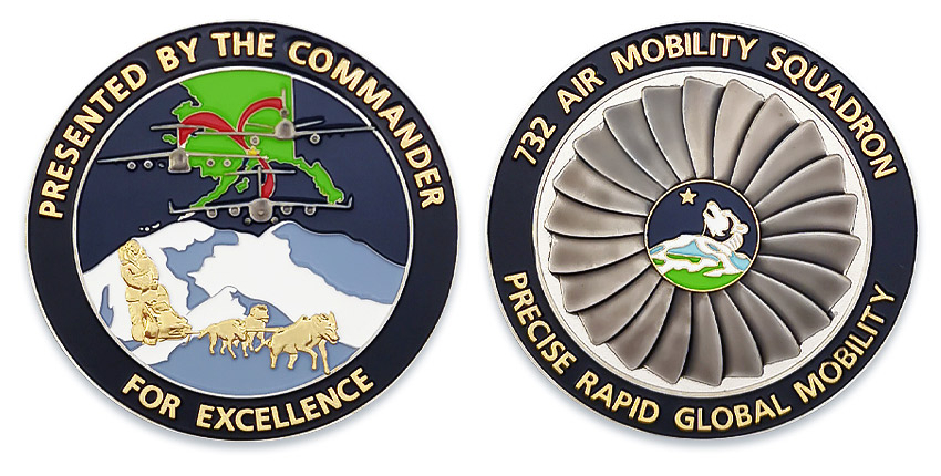custom navy army military award challenge coins