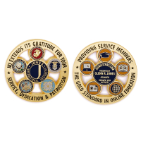 custom metal zinc alloy challenge coin factory