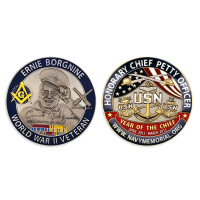 custom CNC military 3D challenge coins