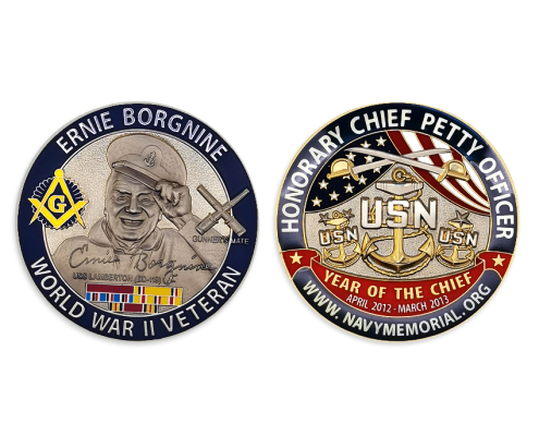 custom CNC military 3D challenge coins