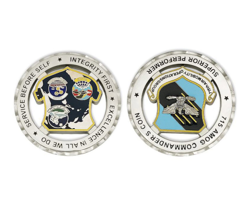 wholesale custom metal craft fighter military coins