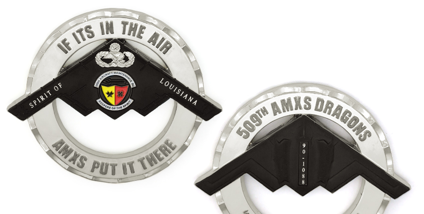 2" custom die cast zinc alloy challenge coins
