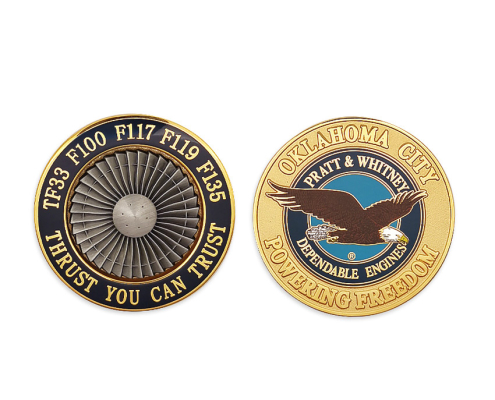 custom police award challenge coins