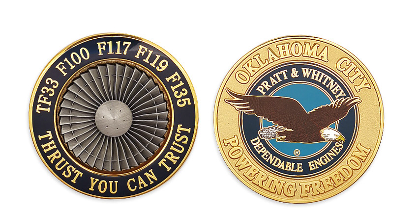 custom police award challenge coins