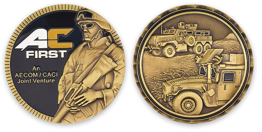 manufacturer custom 3D military army coins
