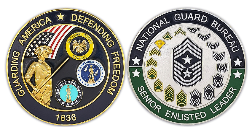 custom US military commemorative coin