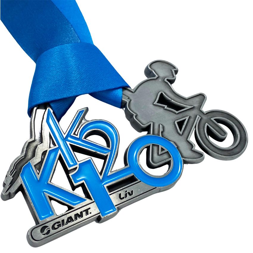 zinc alloy cycling sports medal manufacturer