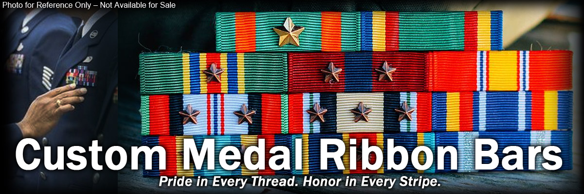 manufacturer customized military medal ribbon bars