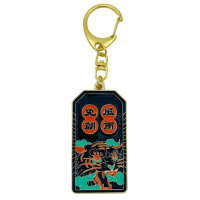 manufacturer personalized zinc alloy soft enamel keychain