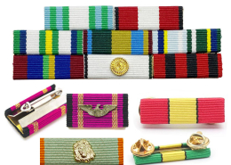 manufacturer custom service medal undress ribbon bars