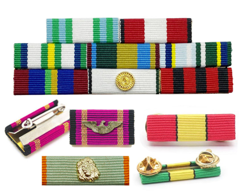 manufacturer custom service medal undress ribbon bars