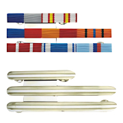 8 ribbon rack metal mounting bar ribbons holder