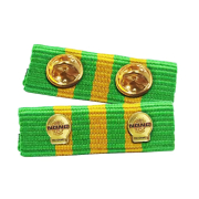 custom military ribbons with metal badge