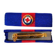 personalized military medal ribbon bar mounted on safety pin back