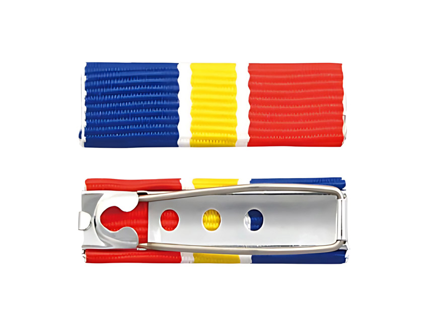 custom single row service medal ribbon