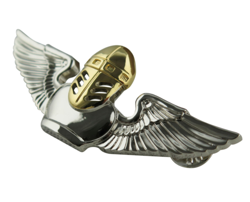custom aviation wings lapel pin