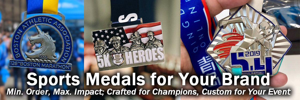 manufacturer custom sports marathon finisher medals