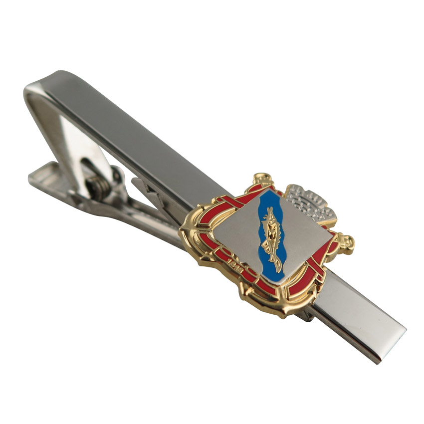 custom metal emblem tie clip
