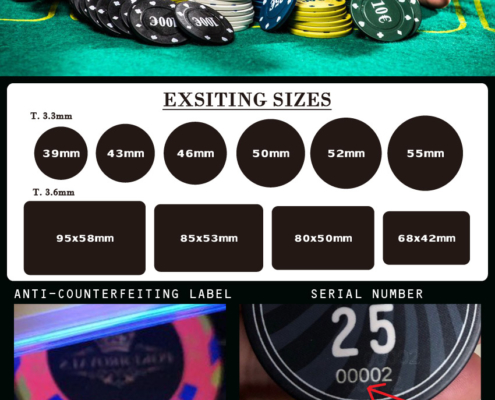 Casino Ceramic Poker Chips