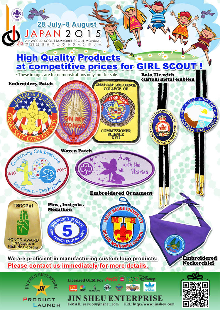 Custom World Scout Jamboree Merchandise