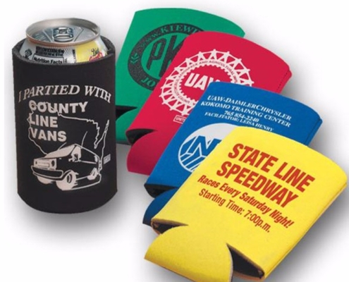 Custom collapsible neoprene can coolers