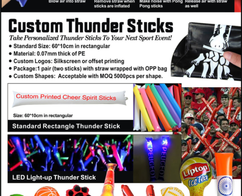 Inflatable Cheering Thunder Stick