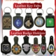 Leather Badge Holder & Key FOB