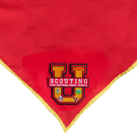 Custom Boy Scout Troop Embroidery Patch Scarf