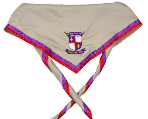 custom made satin boy scout scarf