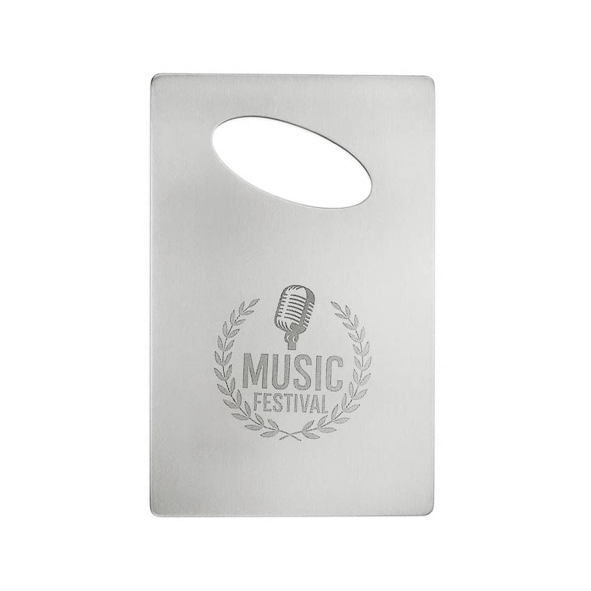 custom laser engraved laser engraved logo metal beer card opener custom laser engraved laser engraved logo metal beer card opener