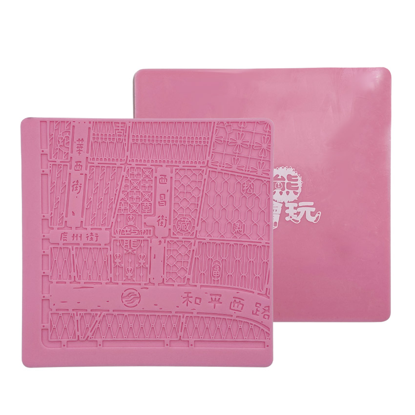 custom made PVC coffee drink coasters with backside printed branding