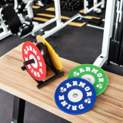 Customized PVC Barbell Weight Coasters Gifts for Gym or Fitness Brands