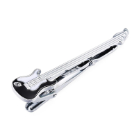 custom silver guitar tie clips wholesale