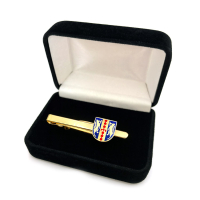 personalized logo corporate tie bar with velvet box