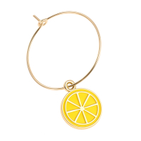 wholesale custom logo soft enamel cute drink charms for glasses