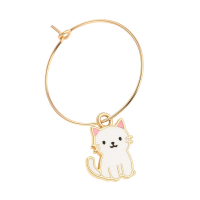 custom soft enamel cat wine charms wholesale
