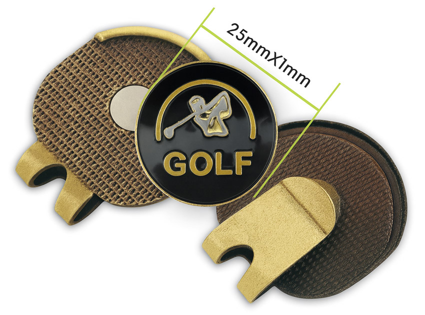 Personalized Golf Magnetic Hat Clip Ball Marker